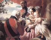 Franz Xaver Winterhalter The First of Mays (mk25) oil painting on canvas